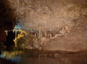 Formations and the water that created them and the cave